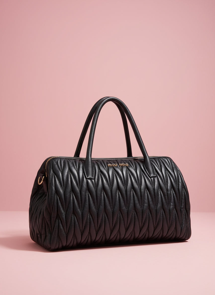 Miu Miu Matelassé leather handbag (pre-loved)